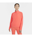 Nike Nike Womens Dri-Fit Air MidLayer Top - Bright Mango/Reflective Silver