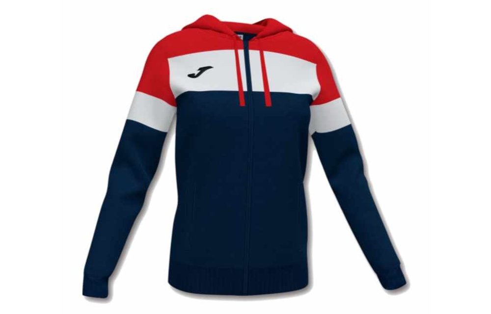 Joma Women's Crew IV Hoodie - Navy/Red/White