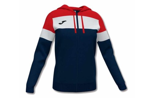 Joma Women's Crew IV Hoodie - Navy/Red/White