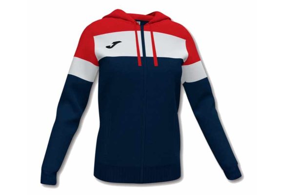 Joma Women's Crew IV Hoodie - Navy/Red/White