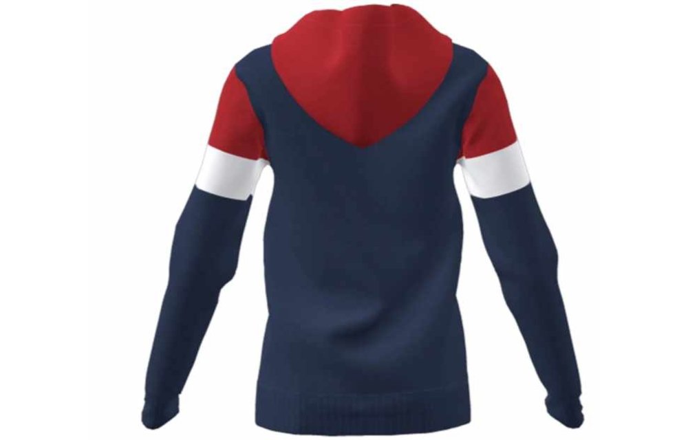 Joma Women's Crew IV Hoodie - Navy/Red/White