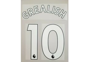 Grealish # 10 Manchester City Home - Third White Nameset