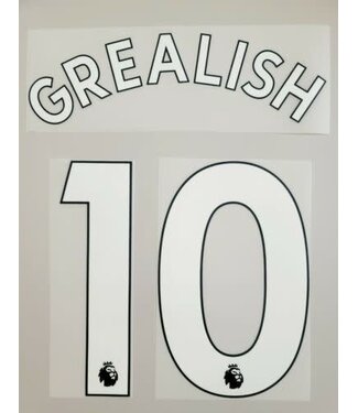 Uni-Sport Grealish # 10 Manchester City Home - Third White  Nameset
