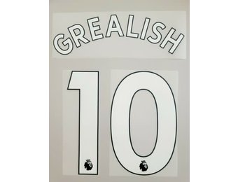 Grealish # 10 Manchester City Home - Third White  Nameset