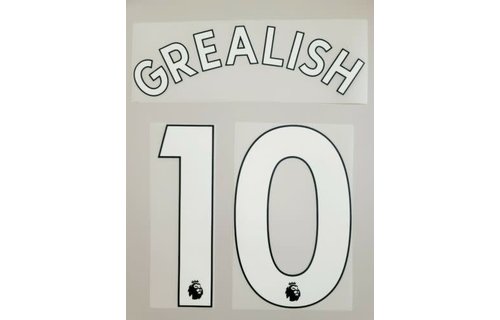 Grealish # 10 Manchester City Home - Third White  Nameset