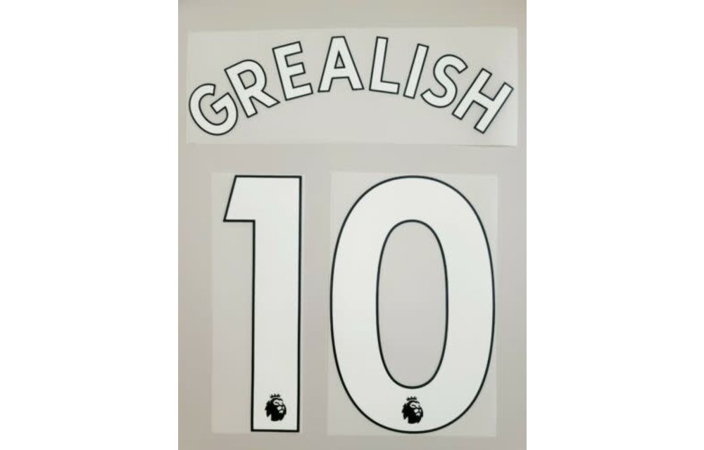 Grealish # 10 Manchester City Home - Third White  Nameset