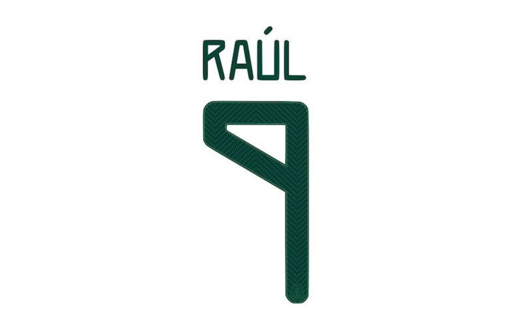 Raul  # 9 Mexico 2021 Away Nameset