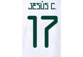 J. Corona # 17 Mexico 2021 Away Nameset