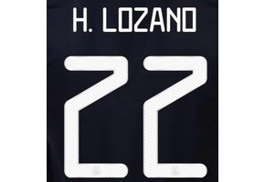 H. Lozano # 22 Mexico 2021 Home Nameset