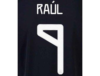 Raul # 9 Mexico 2021 Home Nameset