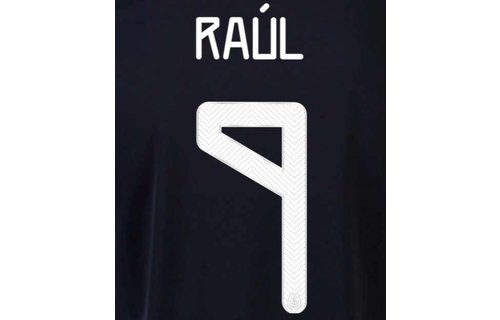 Raul # 9 Mexico 2021 Home Nameset