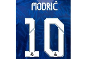 Modric # 10 Real Madrid 21/22 Away - Third Nameset
