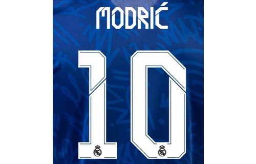 Modric # 10 Real Madrid 21/22 Away - Third  Nameset