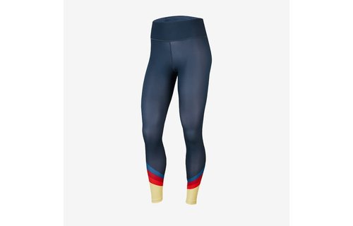 Nike 2020 - 21 Club America Womens Tights - Armory Navy/Lemon Chifron
