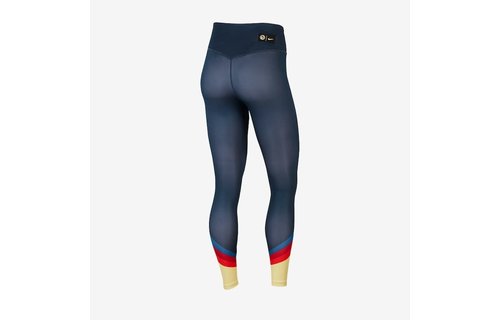 Nike 2020 - 21 Club America Womens Tights - Armory Navy/Lemon Chifron