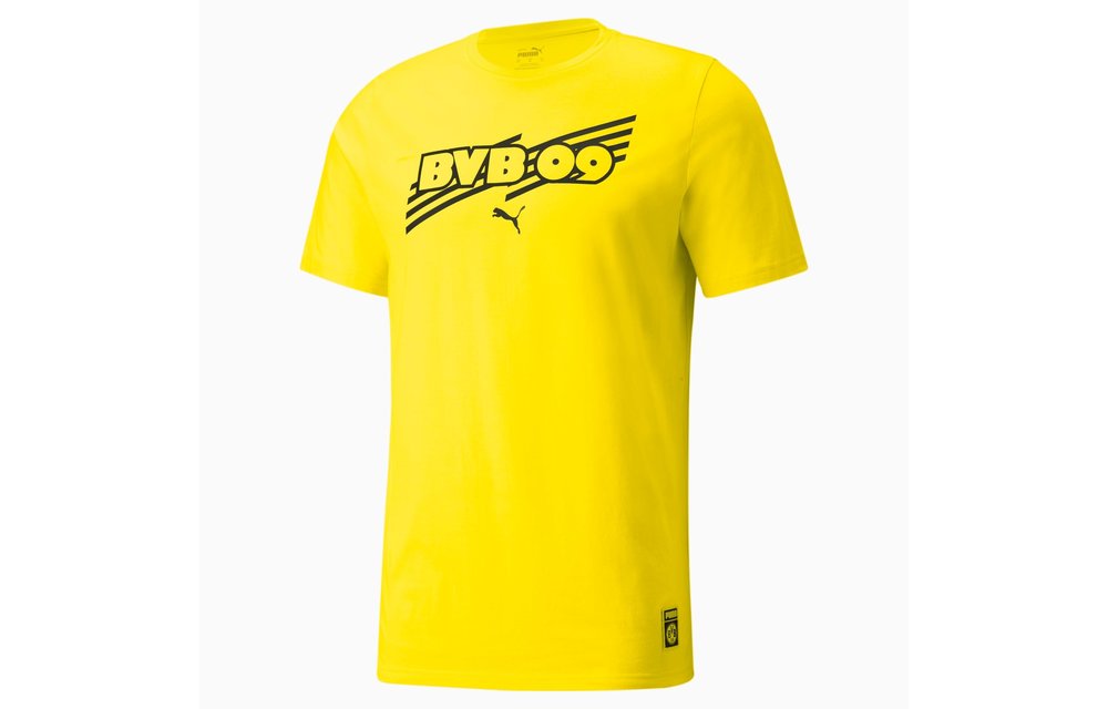 Puma BVB Borussia Dortmund FtblCore Tee Shirt - Yellow/Black