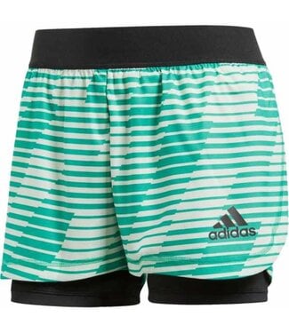 adidas adidas Womens 2-In-1 Tango climalite Performance Soccer Shorts - Green