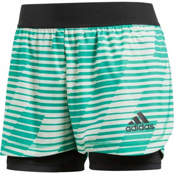 adidas Womens 2-In-1 Tango climalite Performance Soccer Shorts - Green