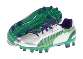 Puma Jr. evoSpeed 5 FG - Silver/Green/Violet