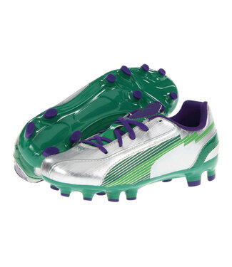 Puma Puma Jr. evoSpeed 5 FG - Silver/Green/Violet