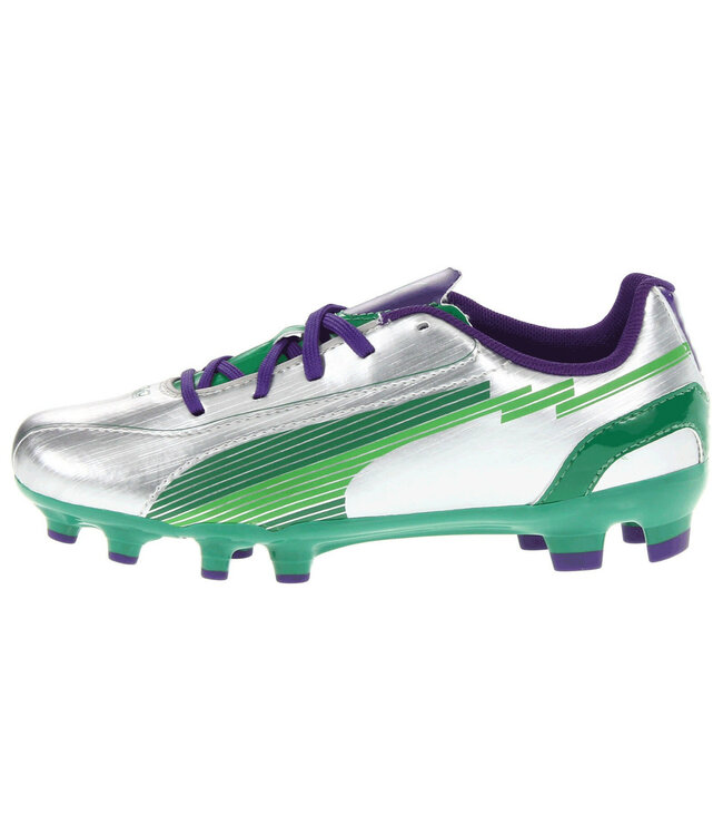 Puma Puma Jr. evoSpeed 5 FG - Silver/Green/Violet