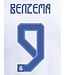 Uni-Sport Benzema # 9 Real Madrid 21/22 Home  Nameset
