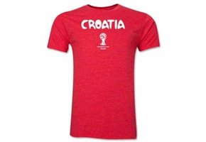 Croatia  WC 2014 Country Licensed  Shirt - Red