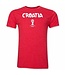 Croatia  WC 2014 Country Licensed  Shirt - Red