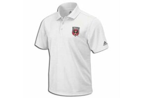 adidas MLS DC United Travel Polo Shirt - White