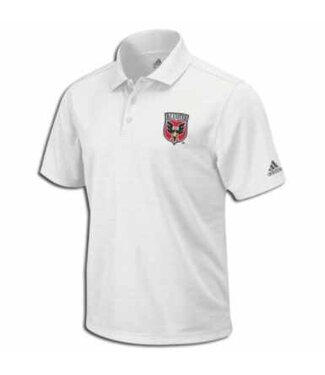 adidas adidas MLS DC United Travel Polo Shirt - White