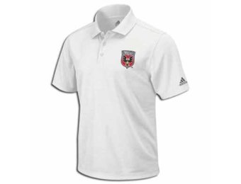 adidas MLS DC United Travel Polo Shirt - White