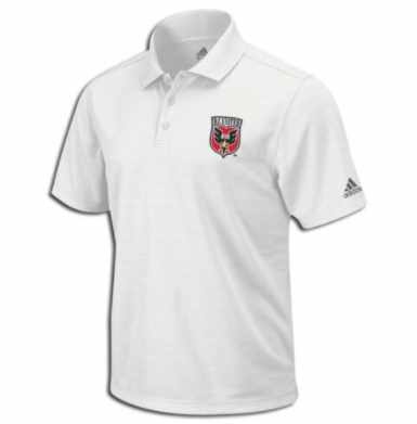 adidas MLS DC United Travel Polo Shirt - White