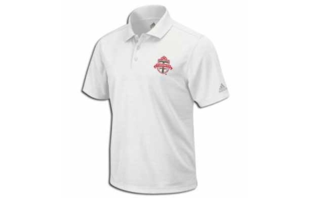adidas MLS Toronto FC  Travel Polo Shirt - White