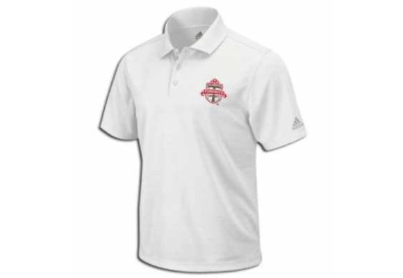 adidas MLS Toronto FC  Travel Polo Shirt - White
