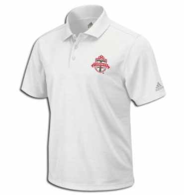 adidas MLS Toronto FC  Travel Polo Shirt - White