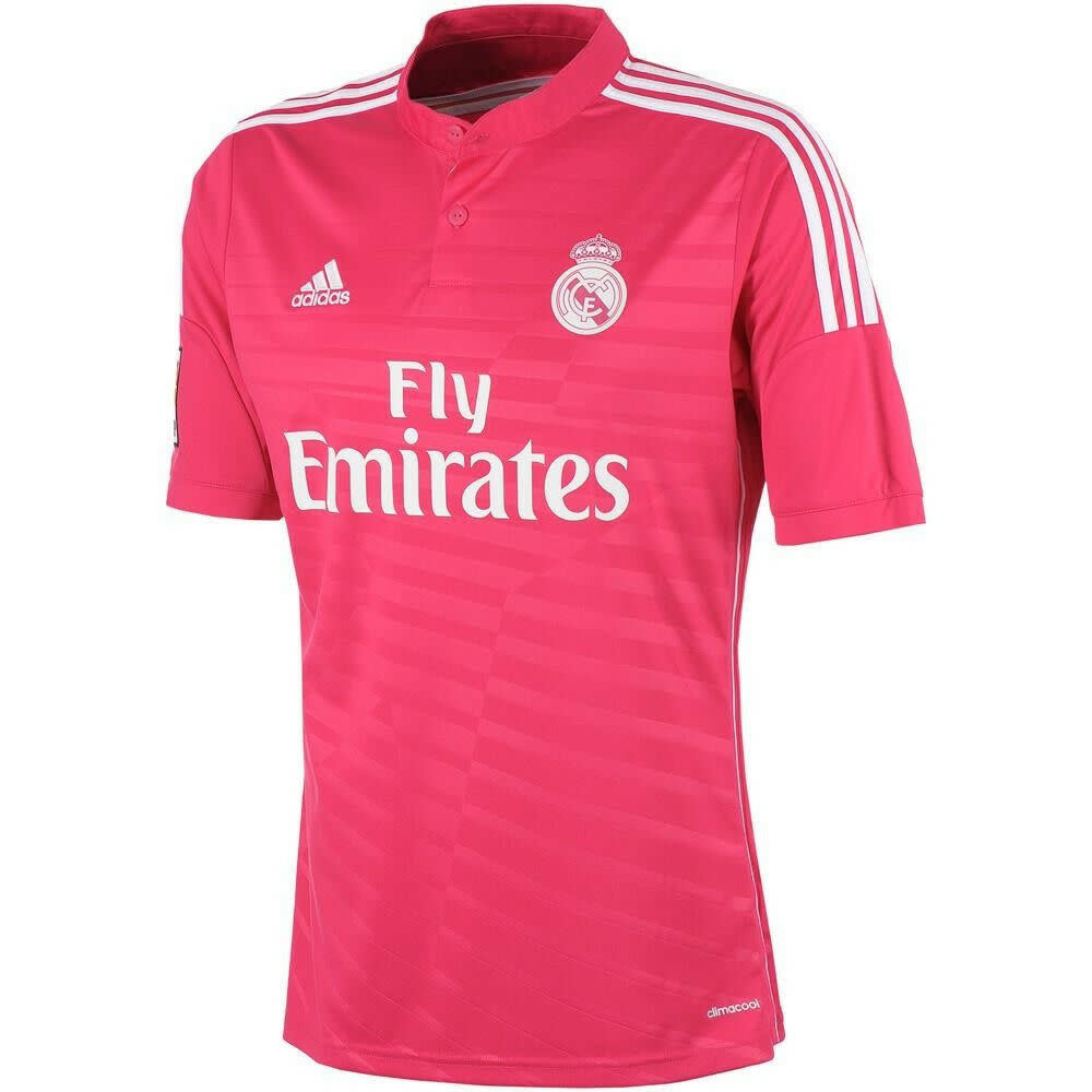 binario Oral Excelente adidas Real Madrid 2018-2019 Away Jersey - Pink/White - Soccerium