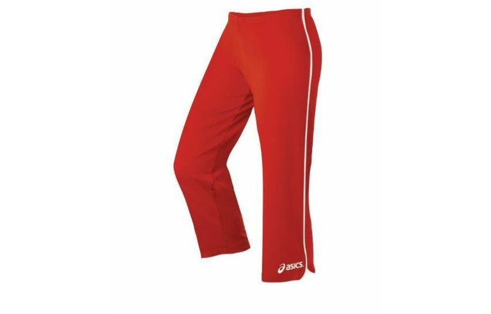 Asics Women 2010 Capri Training Gym Workout Pants - Red - Soccerium