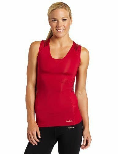 Reebok Women Easytone Fitness Workout Sleeveless Top - Berry