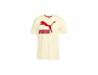 Puma Casual Big Cat 2011 Vintage T-Shirt - Beige / Red - Soccerium | Sport-T-Shirts