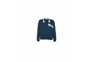 Puma Full Zip Double Cat 2012 Casual Track Training Jacket - Navy Blue