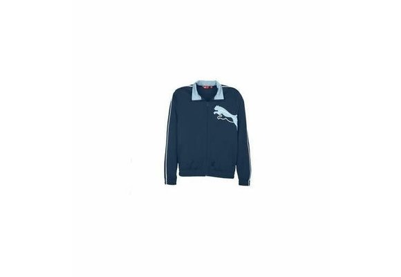 Puma Full Zip Double Cat 2012 Casual Track Training Jacket - Navy Blue