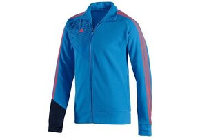 adidas Predator 2013 Full Zip Fleece Training Jacket - Blue / Orange