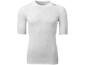 adidas TechFit 14 Compression SS  ClimaLite  Underlayer - White