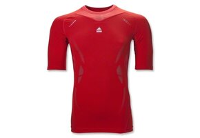 adidas TechFit Compression SS ClimaLite  Underlayer-Red