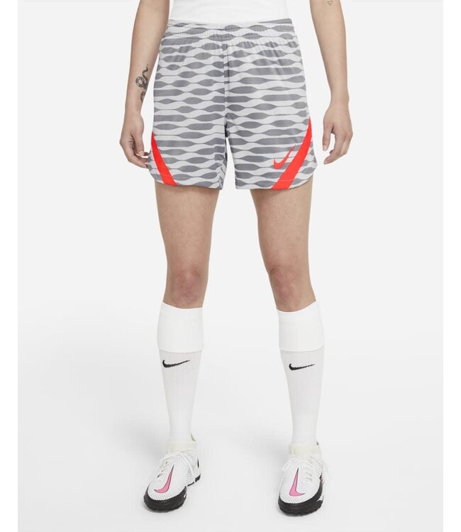 Nike Nike Womens Dri-Fit Strike Soccer  Shorts - White/Black/Bright Crimson