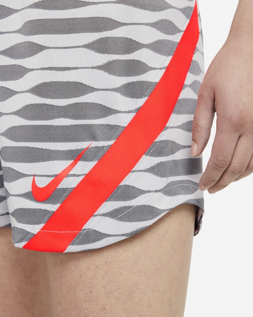 Nike Womens Dri-Fit Strike Soccer  Shorts - White/Black/Bright Crimson