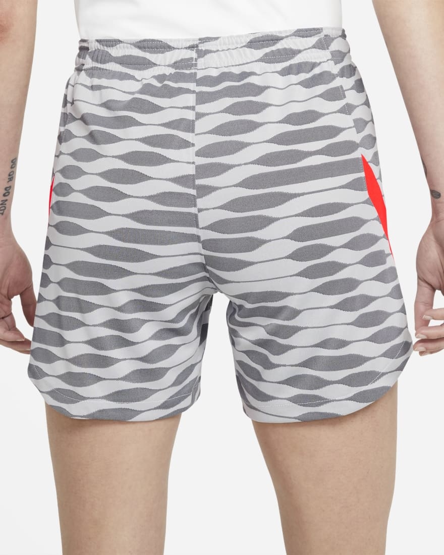 Nike Womens Dri-Fit Strike Soccer  Shorts - White/Black/Bright Crimson