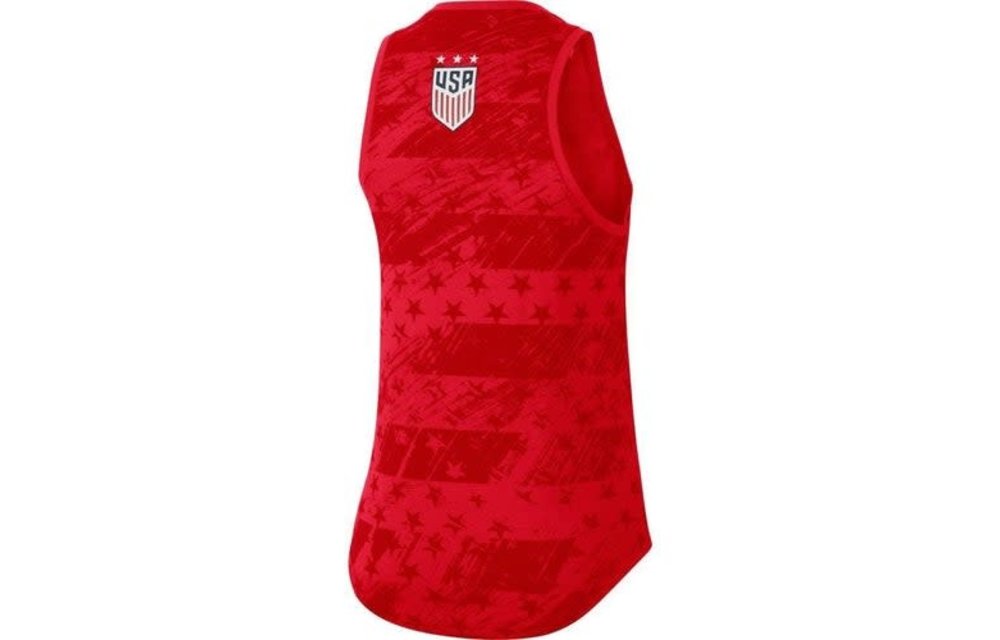Nike United States USA USWNT Womens Tank Top Sleeveless - Red