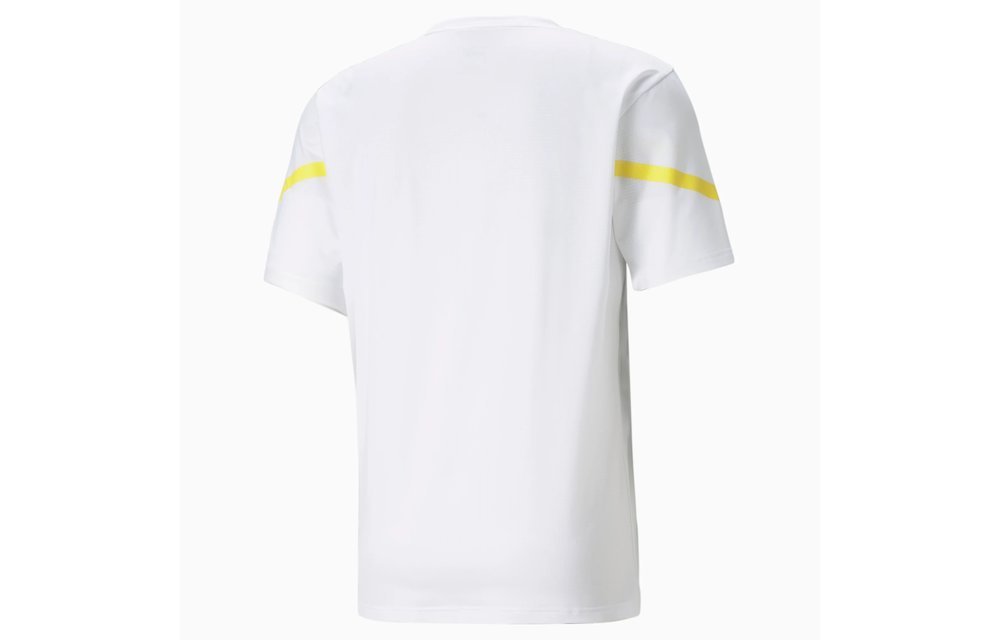 Puma X First Mile BVB Borussia Dortmund Prematch Men's Jersey - White/Yellow