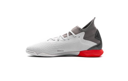 adidas Predator Freak.3 IN Indoor - White / Iron Metallic / Solar Red